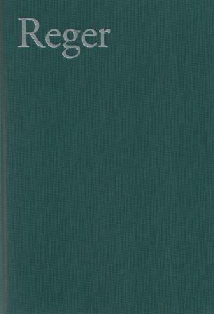 ​REGER - POPP, SUSANNE: Thematisch-chronologisches Verzeichnis der Werke Max Regers und ihrer Quellen. Reger-Werk-Verzeichnis (RWV)