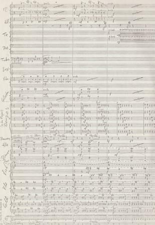 ​VLACHOPOULOS, JANNIS: "Symposion". Für Orchester u. Pauken. Partitur
