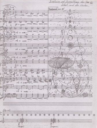 VLACHOPOULOS, JANNIS: "Spiegel". Oper in einem Akt u. 5 Bildern. Partitur