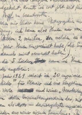 ​BARTÓK, BÉLA (1881-1945): Eigenhändiger Brief mit Unterschrift. Budapest 12. Febr. 1938