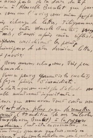 ​MESSIAEN, OLIVIER (1908-1992): Eigenhändiger Brief mit Unterschrift