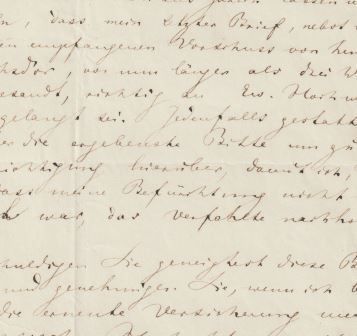 ​WAGNER, RICHARD (1813-1883): Eigenhändiger Brief mit Unterschrift. London, 11. Mai 1855