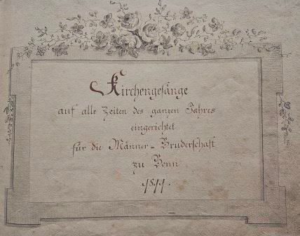 ​MUSIKHANDSCHRIFT - BONN 1811
