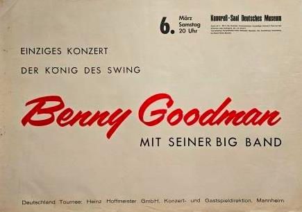 ​GOODMAN, BENNY - Original-Plakat / Konzertplakat