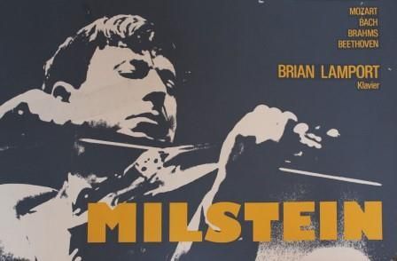 ​MILSTEIN, NATHAN - Original-Plakat / Konzertplakat