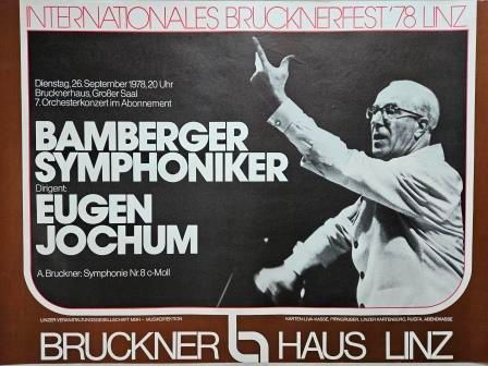 ​JOCHUM, EUGEN - Original-Plakat / Konzertplakat