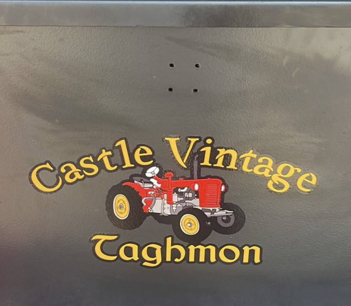Castle vintage Transport Box Stickers