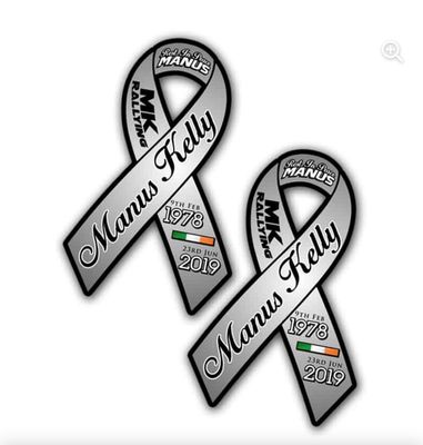 Manus Kelly Memorial Stickers