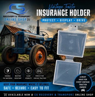 Insurance Holder For Vintage Tractor