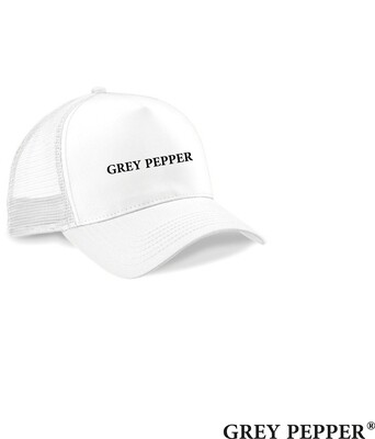 GREY PEPPER® - CAP WHITE