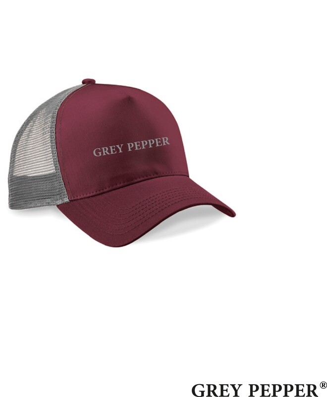 GREY PEPPER® - CAP BORDEAUX/GREY