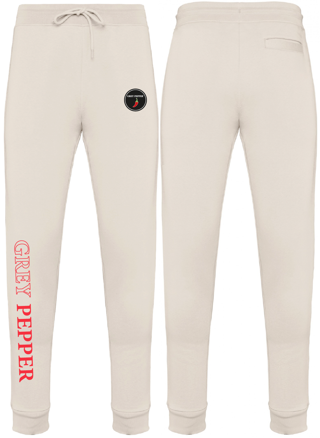 GREY PEPPER® IVORY Joggingbroek unisex in diverse kleuren