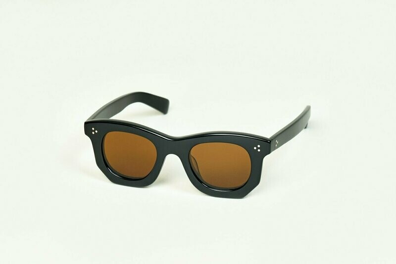 LESCA Lunette OGRE XL Black verre Brun