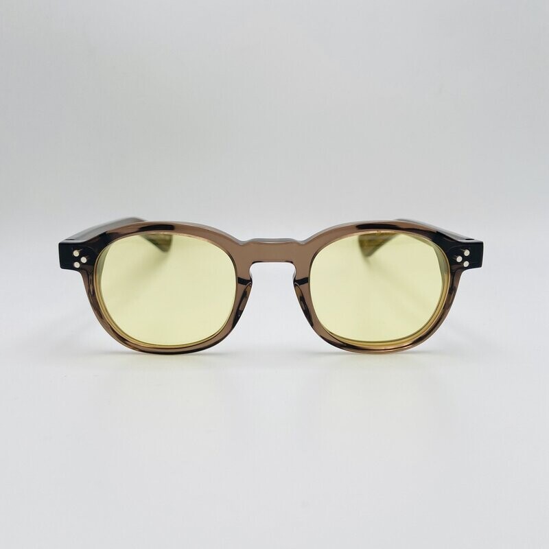 LESCA Lunette IOTA Gris Smoke verre Jaune