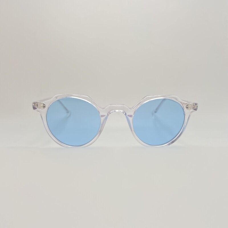 LESCA Lunette HERI  Cristal verre bleu
