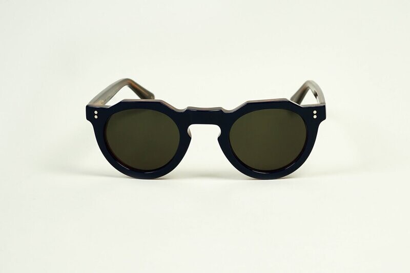 LESCA Lunette Pica bleu/cognac - LESCA