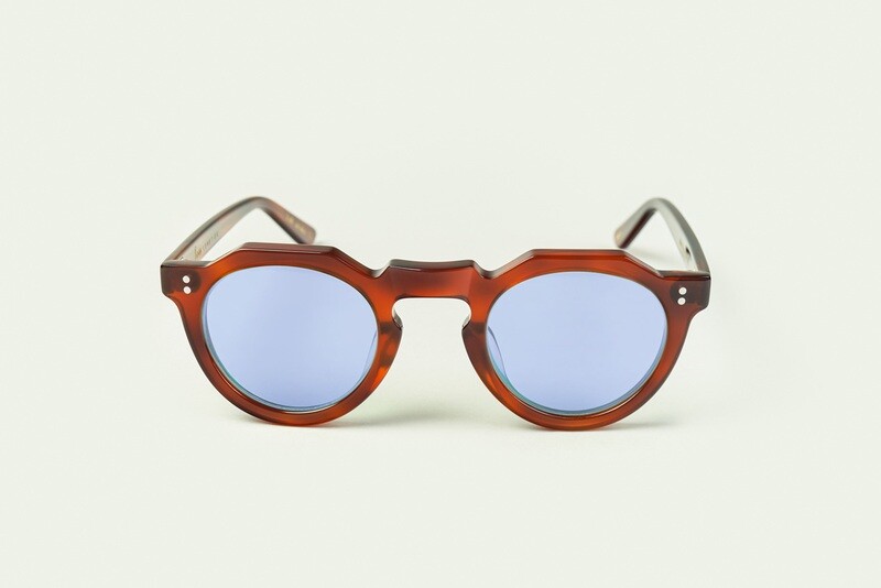 LESCA Lunette PICA / Havana verre Bleu