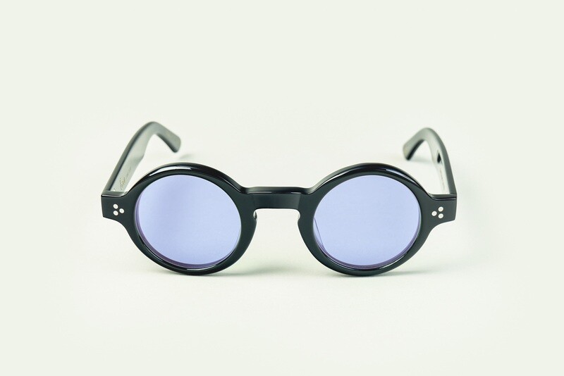 LESCA Lunette BURT Black verre Bleu