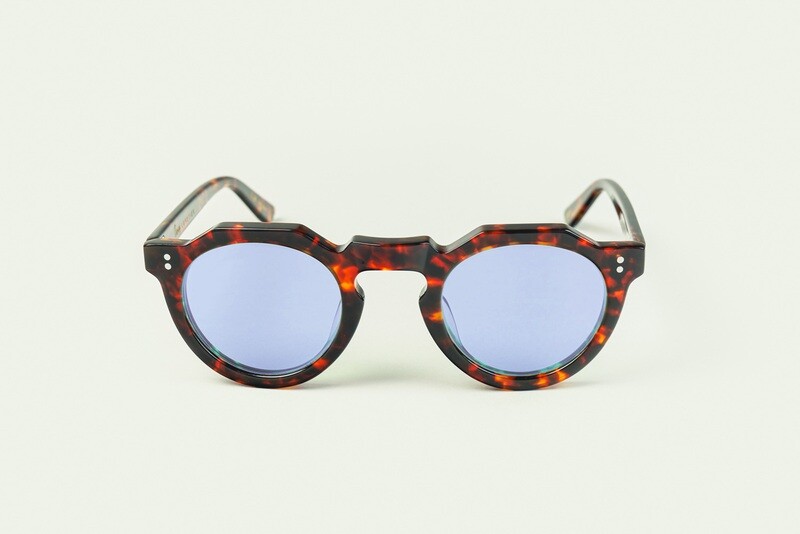 LESCA Lunette PICA / Ecaille verre Bleu