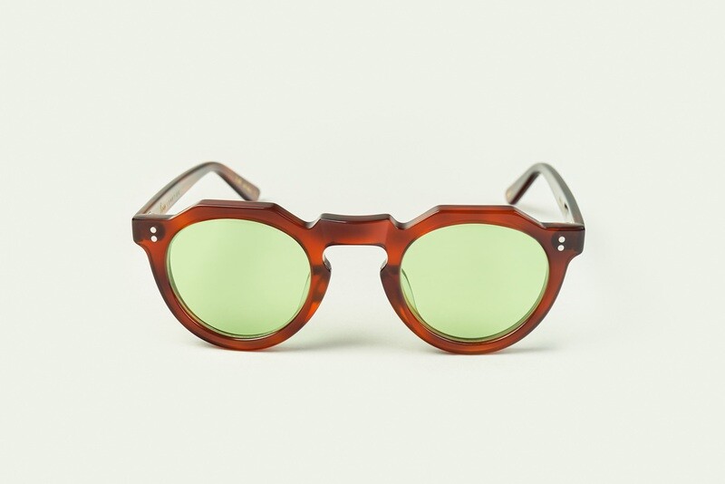 LESCA Lunette PICA / Havana verre Emeraude