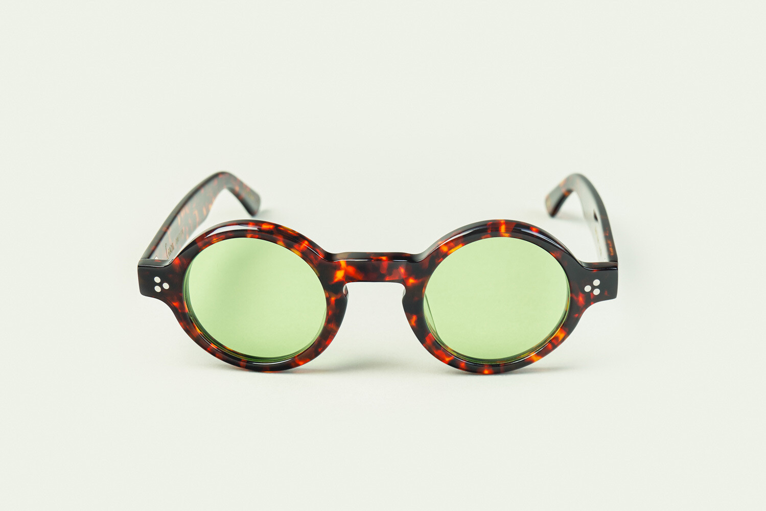 LESCA Lunette BURT Ecaille verre Emeraude