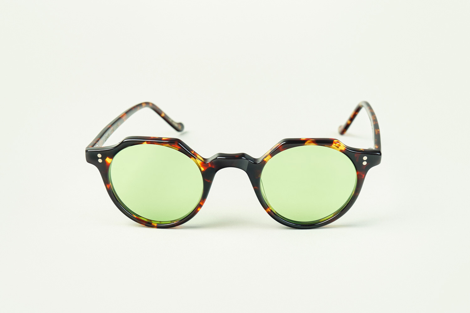 LESCA Lunette HERI Ecaille verre Emeraude