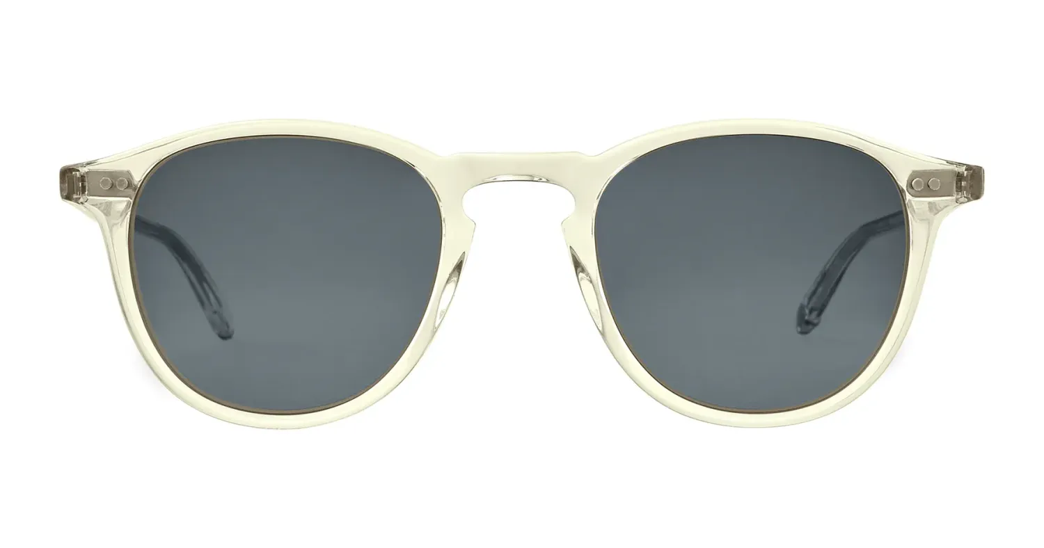 GARRETT LEIGHT Hampton Sun Pure Glass/Semi-Flat Blue Smoke