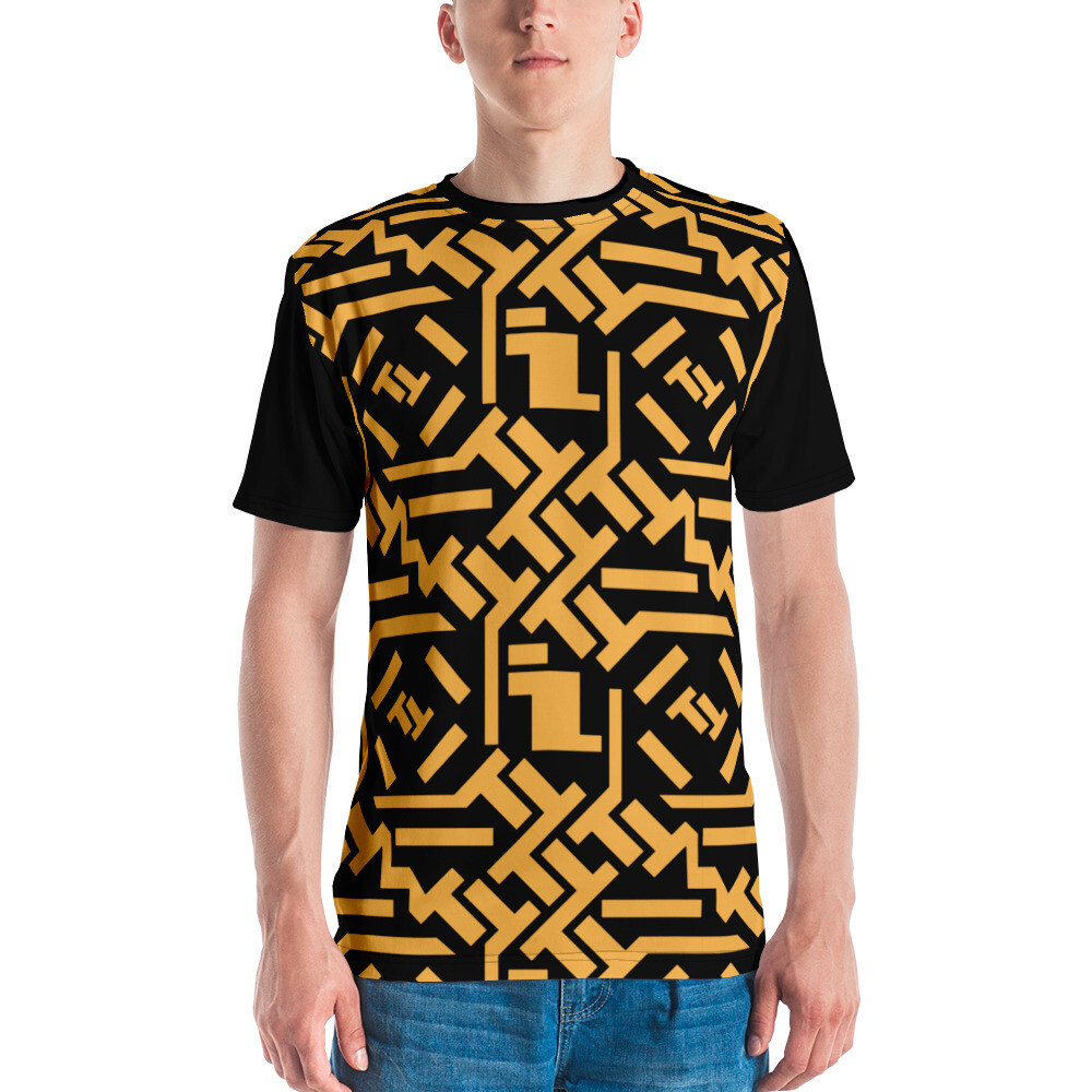 G4P Men&#39;s T-shirt Abstract pattern design cotton touch polyester jersey that won&#39;t fade after washing. 