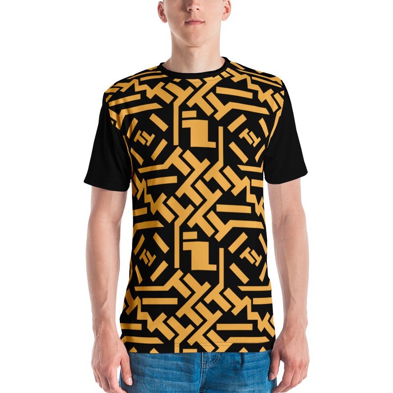 G4P Men&#39;s T-shirt Abstract pattern design cotton touch polyester jersey that won&#39;t fade after washing. 