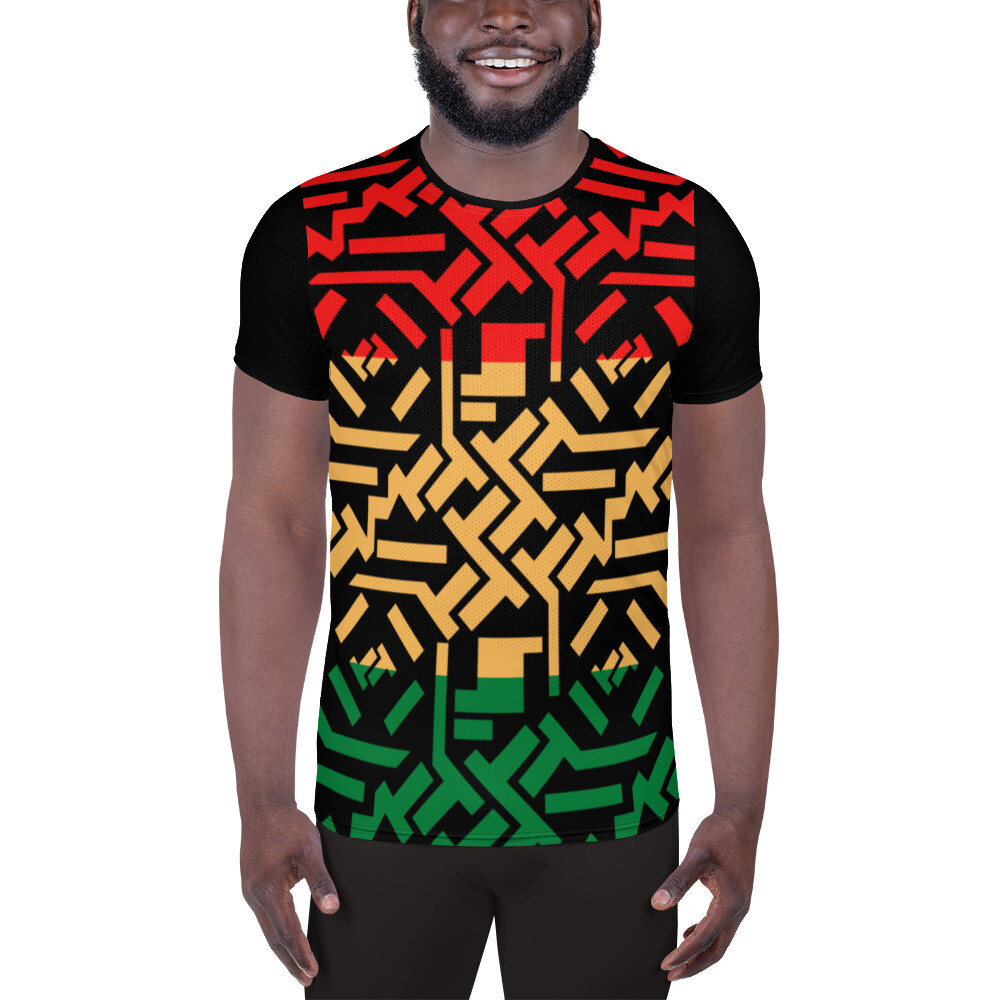 G4P Print Men&#39;s Athletic T-shirt  to keep athletes dry and comfortable even during the most vigorous of workouts.