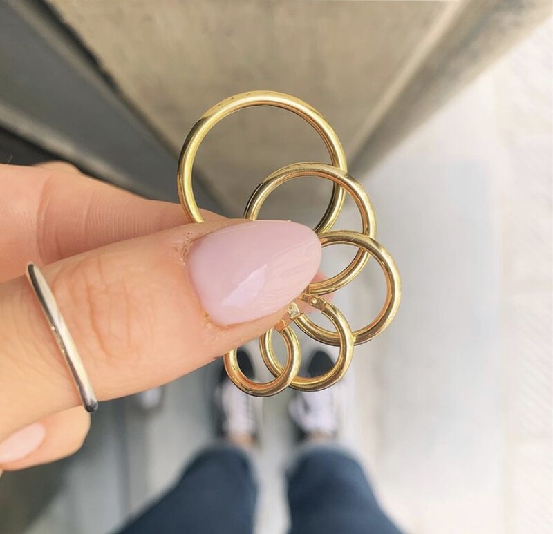 Cerchietti slim oro