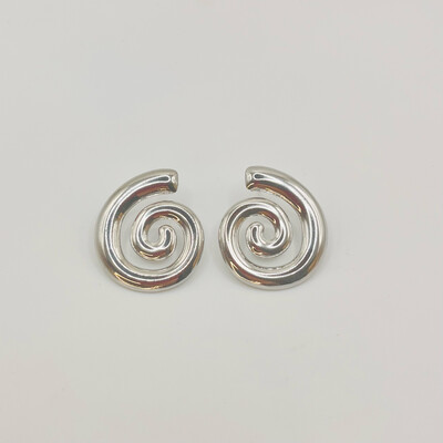 Orecchino spirale Silver