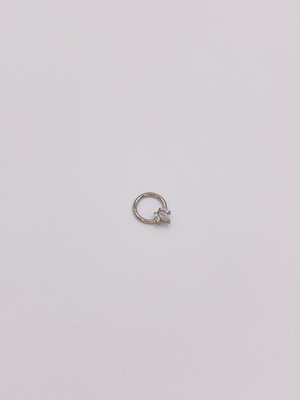 Piercing anello loto Silver