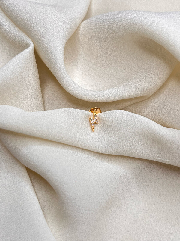 Orecchino mini saetta Gold