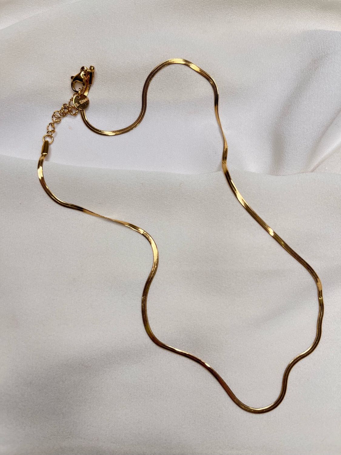 Collana mini snake gold