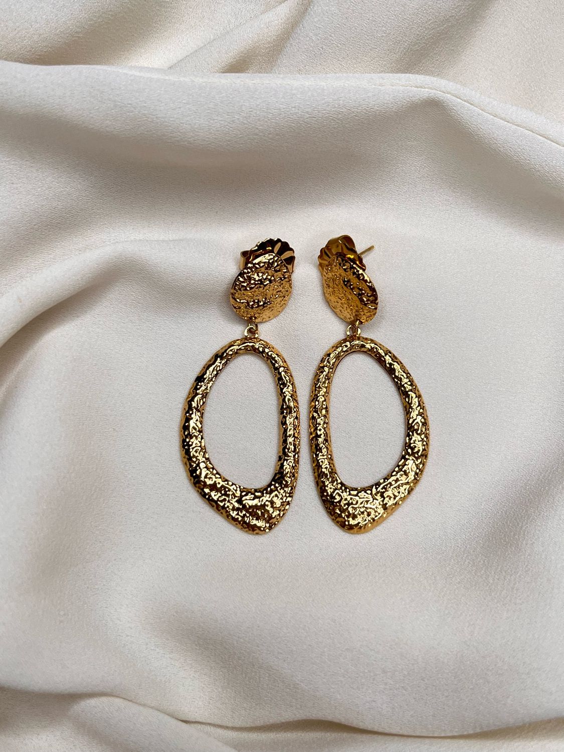 Orecchini vintage hole gold
