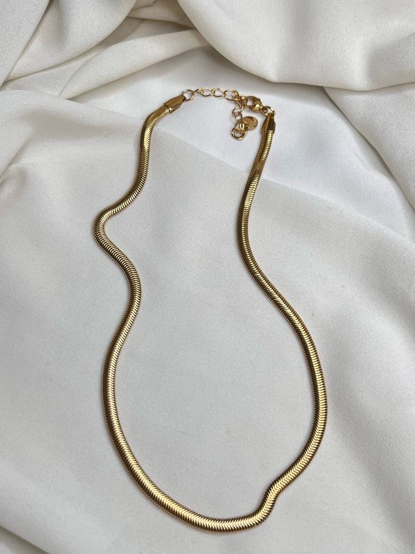 Collana snake medium gold