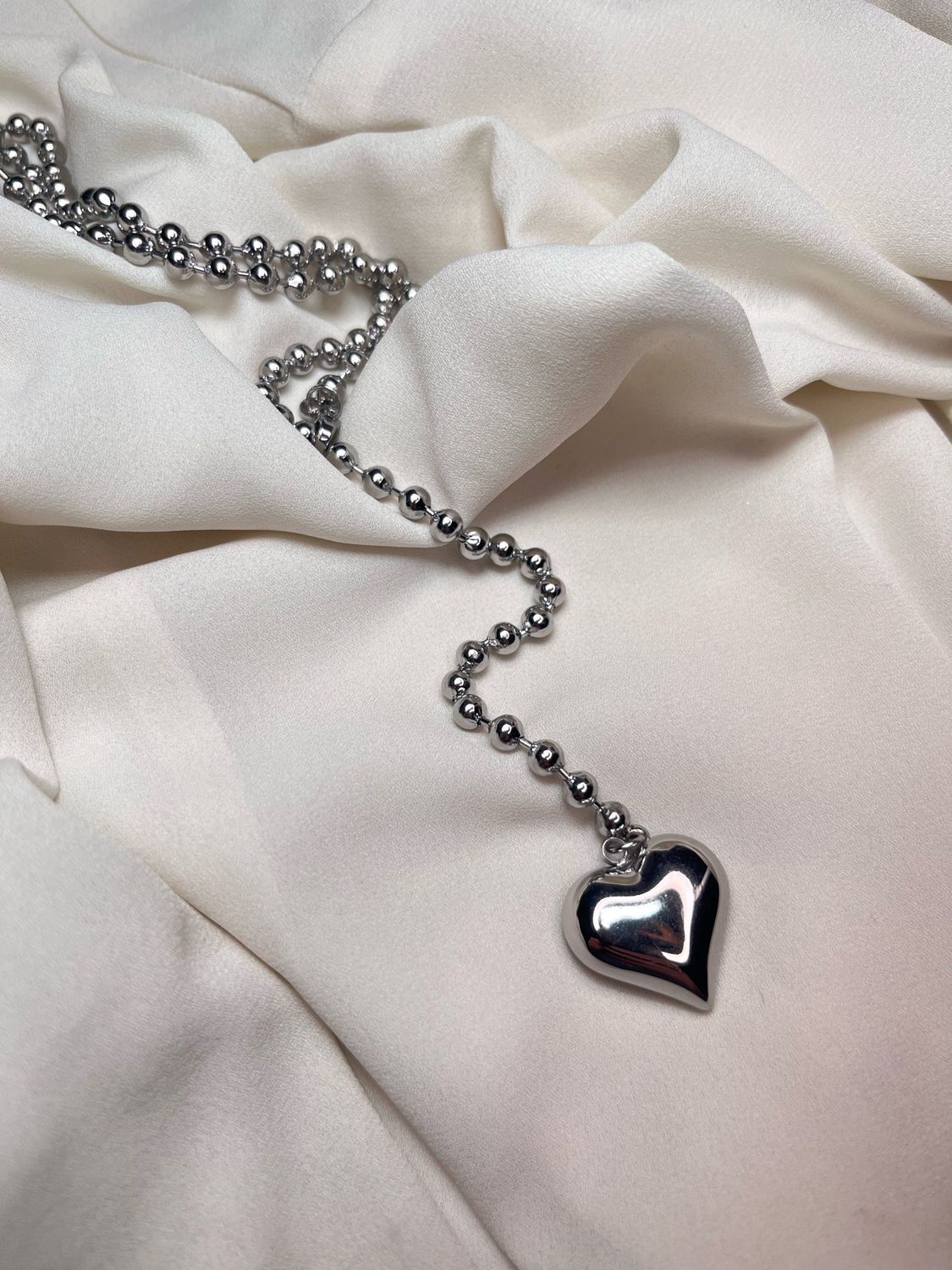 Collana scorsoio Love silver