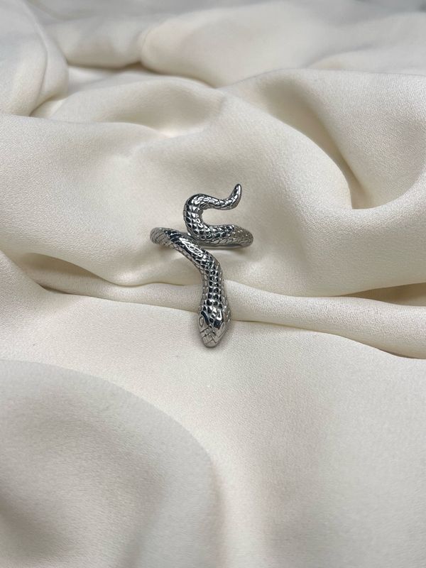 Anello snake silver