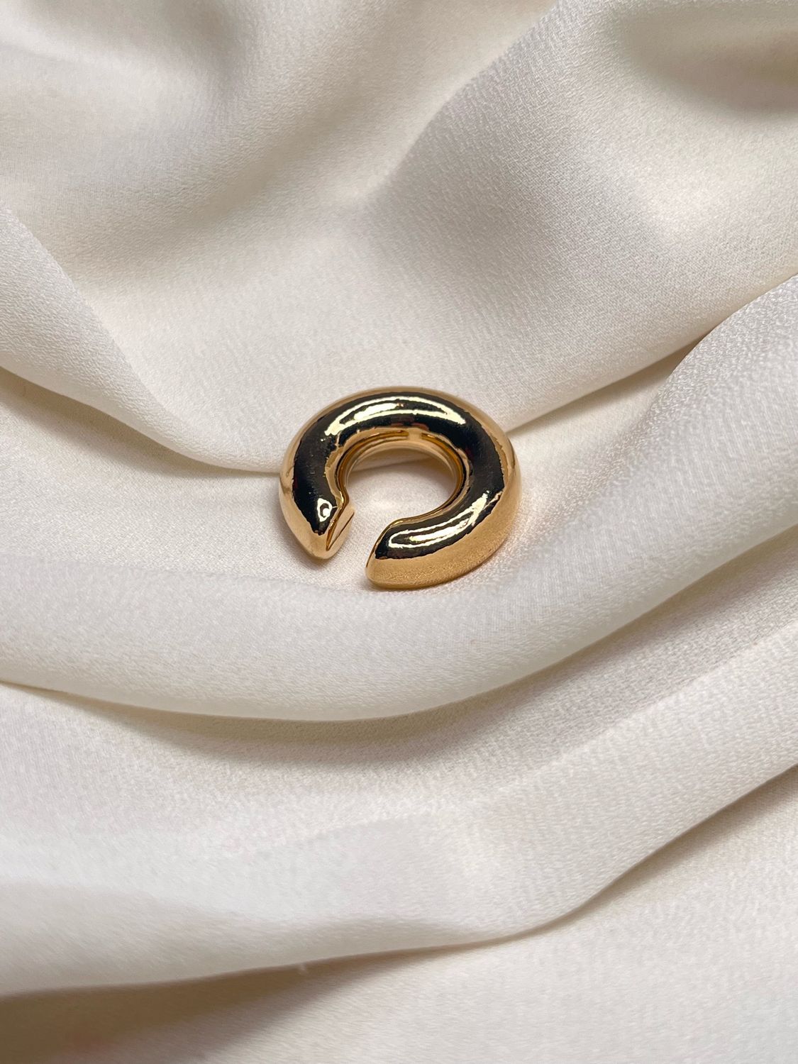 Earcuff chuncky mini gold