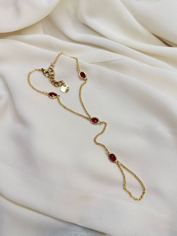 Baciamano red oval