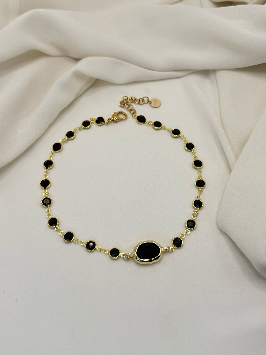 Chocker black cat Gold