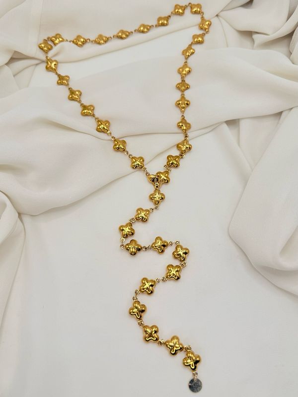 Collana rosario lucky Gold