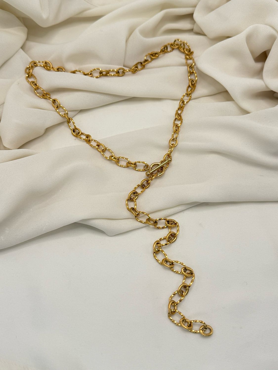 Collana rosario texture circle