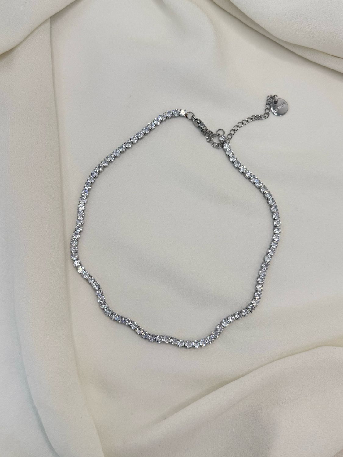 Collana tennis 4mm silver