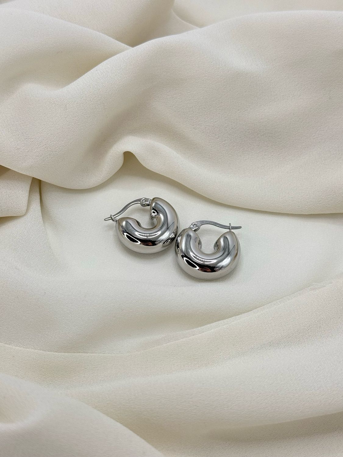Orecchini micro chubby silver