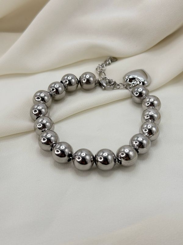 Bracciale sfere sonaglio silver