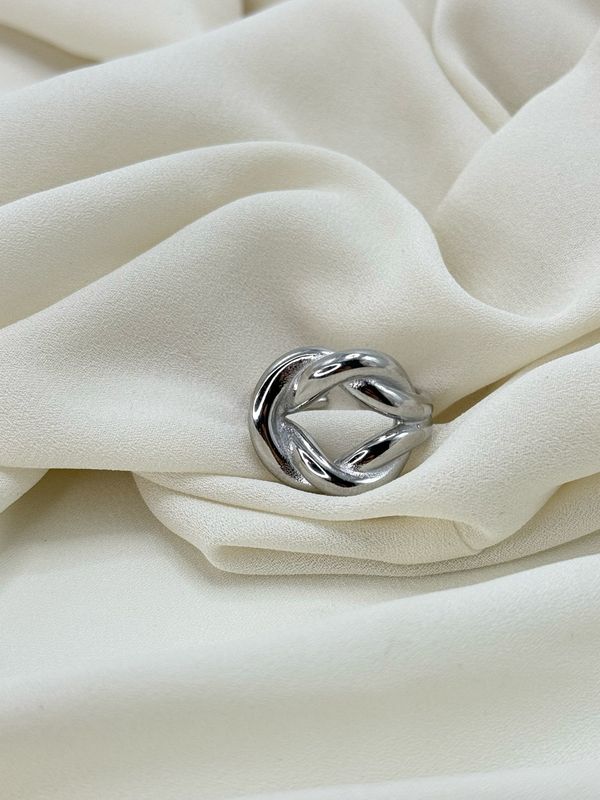 Anello big nodo silver