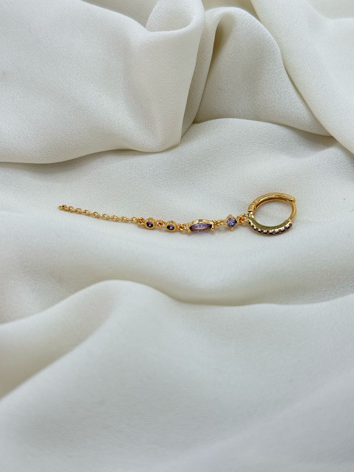 Hoop stelo lilla Gold
