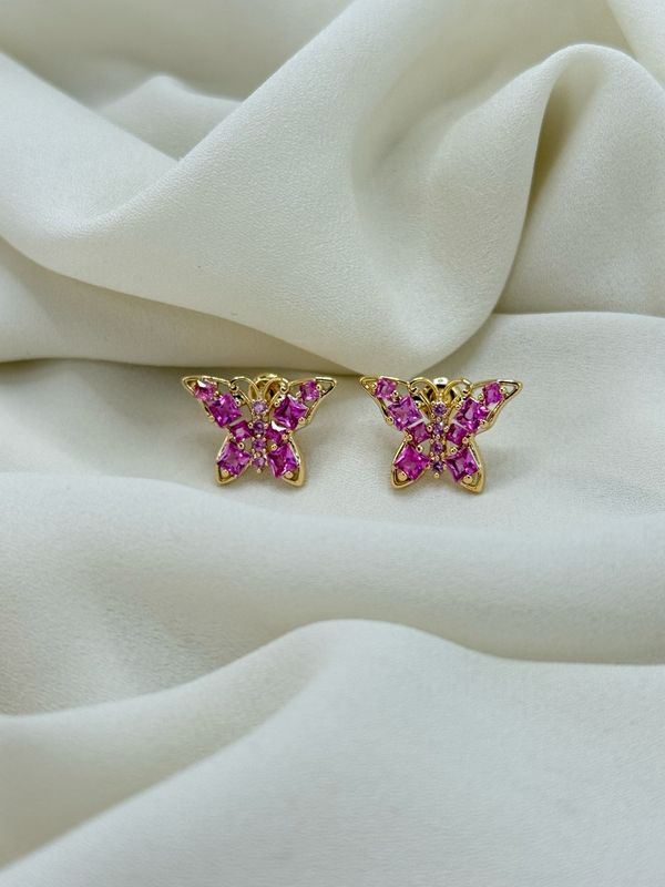 Orecchini butterfly fucsia